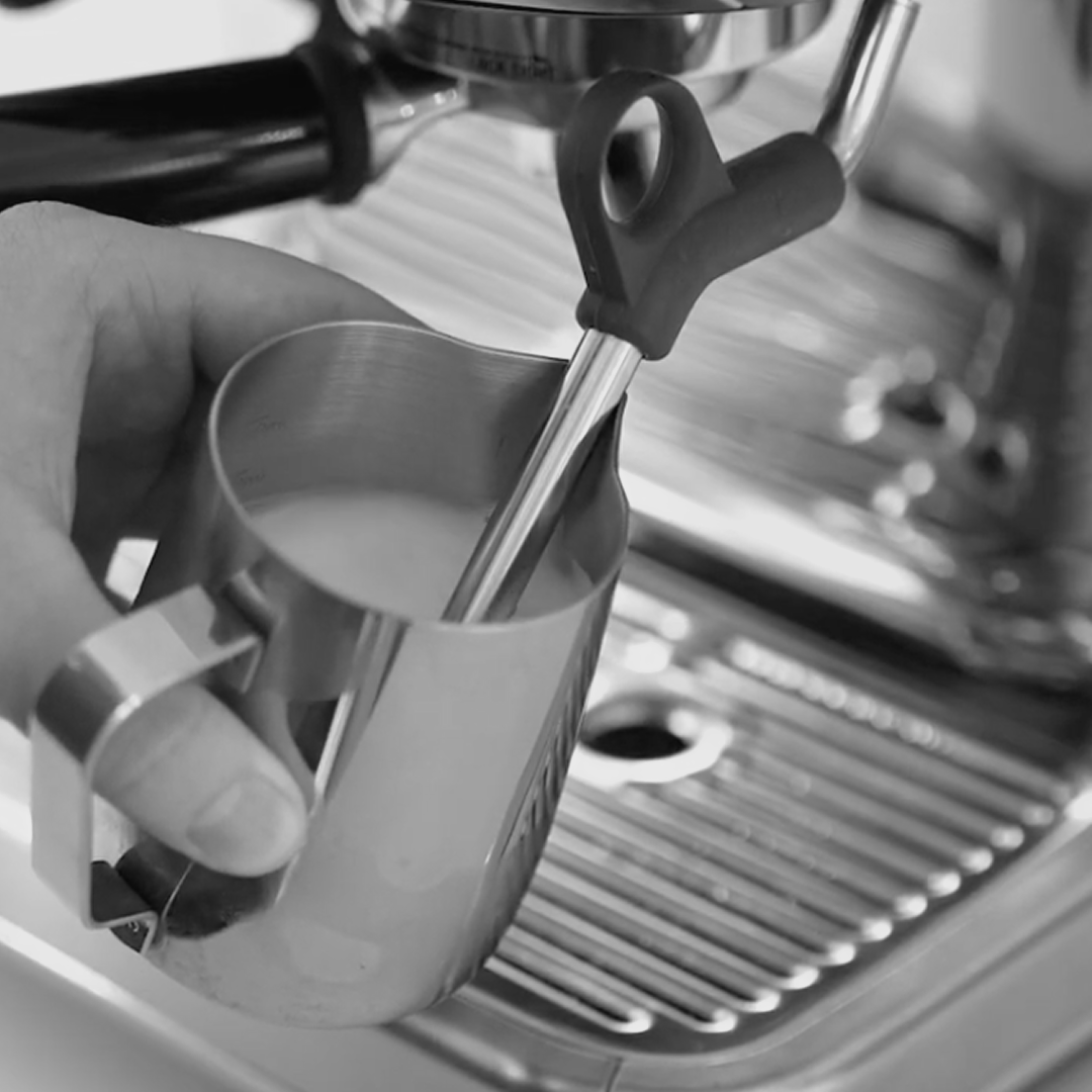 WHAT SHOULD YOU AVOID WHEN TEXTURIZING MILK?