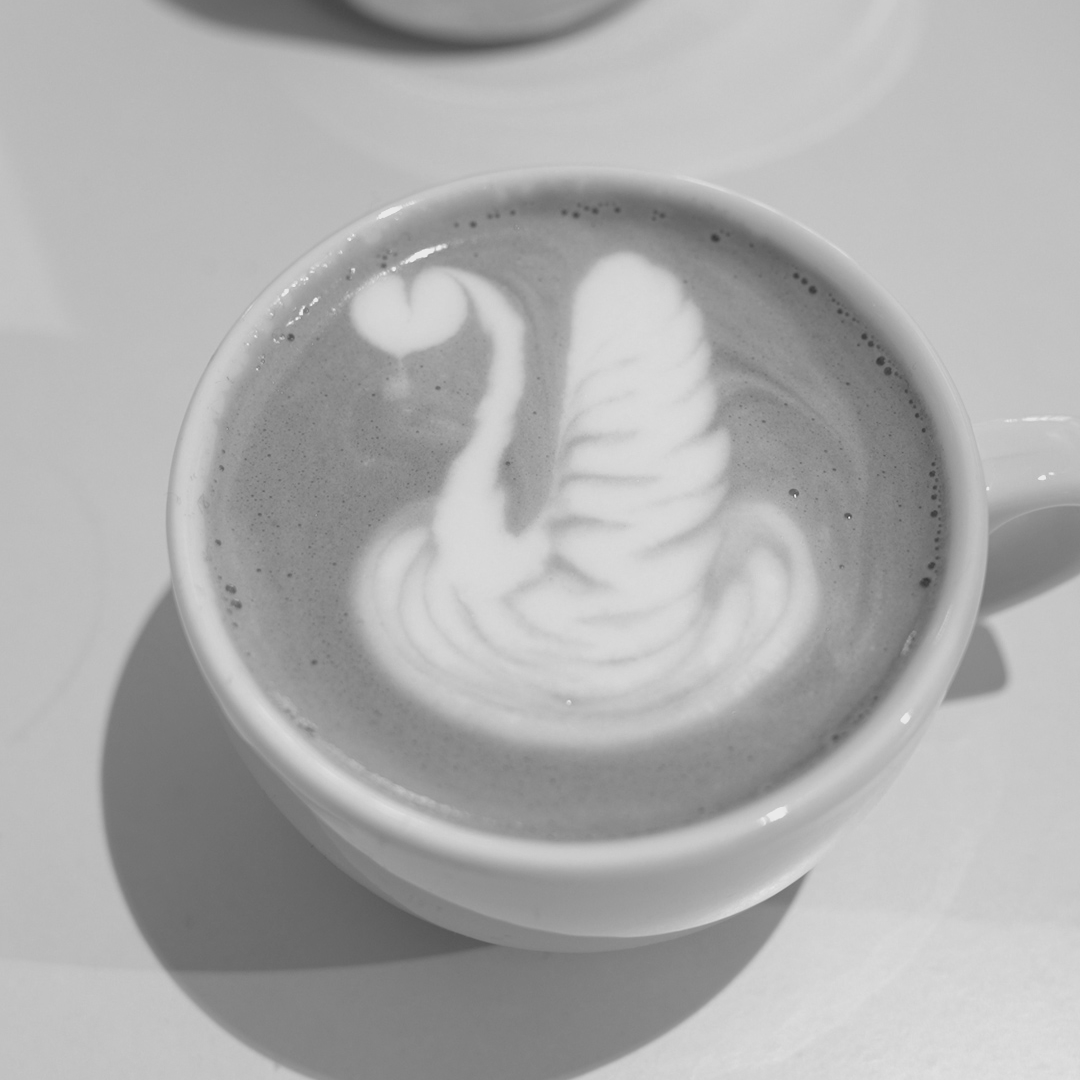 WOULD YOU LIKE TO MAKE A SWAN IN YOUR COFFEE?